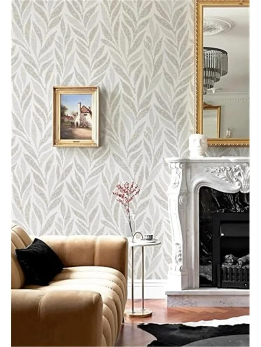 Peel And Stick Wallpaper Boho Leaf Removable Self Adhesive Vinyl Contact Paper